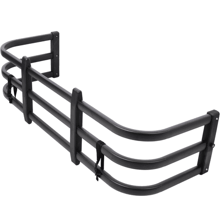 Aluminum Retractable Truck Bed Extender - Adjustable 53.33"-67.75" Length, Black