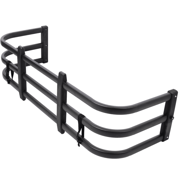 Aluminum Retractable Truck Bed Extender - Adjustable 53.33"-67.75" Length, Black