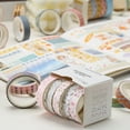 thumbnail image 5 of YUBX Cute Washi Tape Pack 30 Rolls Kawaii Colors Masking Decorative Tapes, 5 of 6