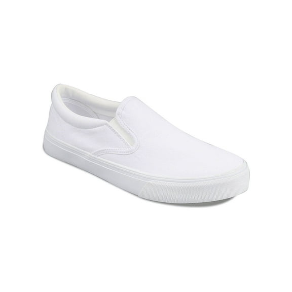 No Boundaries Twin Gore Canvas Slip On Sneakers, Wide Width Available, Women's