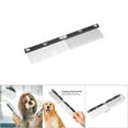 thumbnail image 3 of Pet Comb, Pet Hair Grooming Tool, Stainless Steel Double Comb Tooth Non-Slip Anti-Static  for Pets Cat Dog, 3 of 7