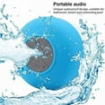 thumbnail image 5 of Altavoz Bluetooth Inalámbrico para Baño con Ventosa, Minialtavoz Estéreo Portátil con Luz RGB para Deportes Al Aire Libre, Color Azul, 5 of 5