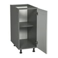 thumbnail image 2 of 24" Base Cabinet High Double Door Grey, 2 of 3