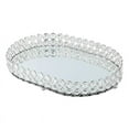 thumbnail image 3 of Oval Mirror Candle Centerpiece Serving Decorative Plate Tray S, M, L - L, 3 of 6