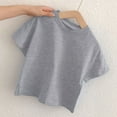 thumbnail image 5 of JUMEYU Shirts for Teens Girls Girls T Shirts Graphic Tees Short Sleeve Crew Neck Summer Tee Shirt Size 7-8 (Grey,7-8 Years), 5 of 5