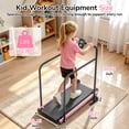 thumbnail image 7 of AKLUER Manual Treadmill for Kids, Fixed 10% Incline Non-Powered Walking Pad, Max 220lbs Capacity with Handrail & Display Screen, Eco-Friendly Manual Walking Running Machine for Home, 7 of 7