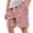 Pink*, variant on OSOLU Boys Shorts Solid Color Corduroy Comfortable Knitwear Elastic Waist with Drawstring Everyday Wear Holiday Travel Shorts