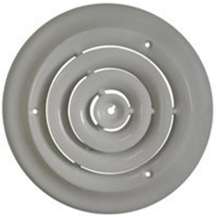 Mintcraft Srsd06 6 In Ceiling Diffuser Round 44 White Walmart