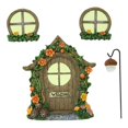 thumbnail image 3 of Puerta y de hadas para árboles, micropaisaje en miniatura para hacer mismo, adorno, accesorios de jardín, escultura de para casa de, 3 of 8