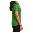 thumbnail image 4 of Yellow Rooster Women's Diamond Jacquard Polyester Polo Vine Green S, 4 of 6