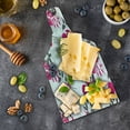 thumbnail image 5 of Floral Cutting Board, Repetitive Nostalgic Pattern with Abstract Flowers and Leaves, Decorative Tempered Glass Cutting and Serving Board, in 3 Sizes, by Ambesonne, 5 of 5
