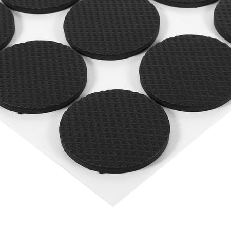 Walfront 12pcs Black Self Adhesive Floor Protectors Furniture Sofa