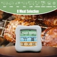thumbnail image 3 of Digital Meat Thermometer Instant Read Food Thermometer with Non-Waterproof Probe 2.6 Inch Backlit Color LCD Touchscreen Countdown/ Count-up Timer Thermometers for Smokers Oven Cooking Grilling, 3 of 8