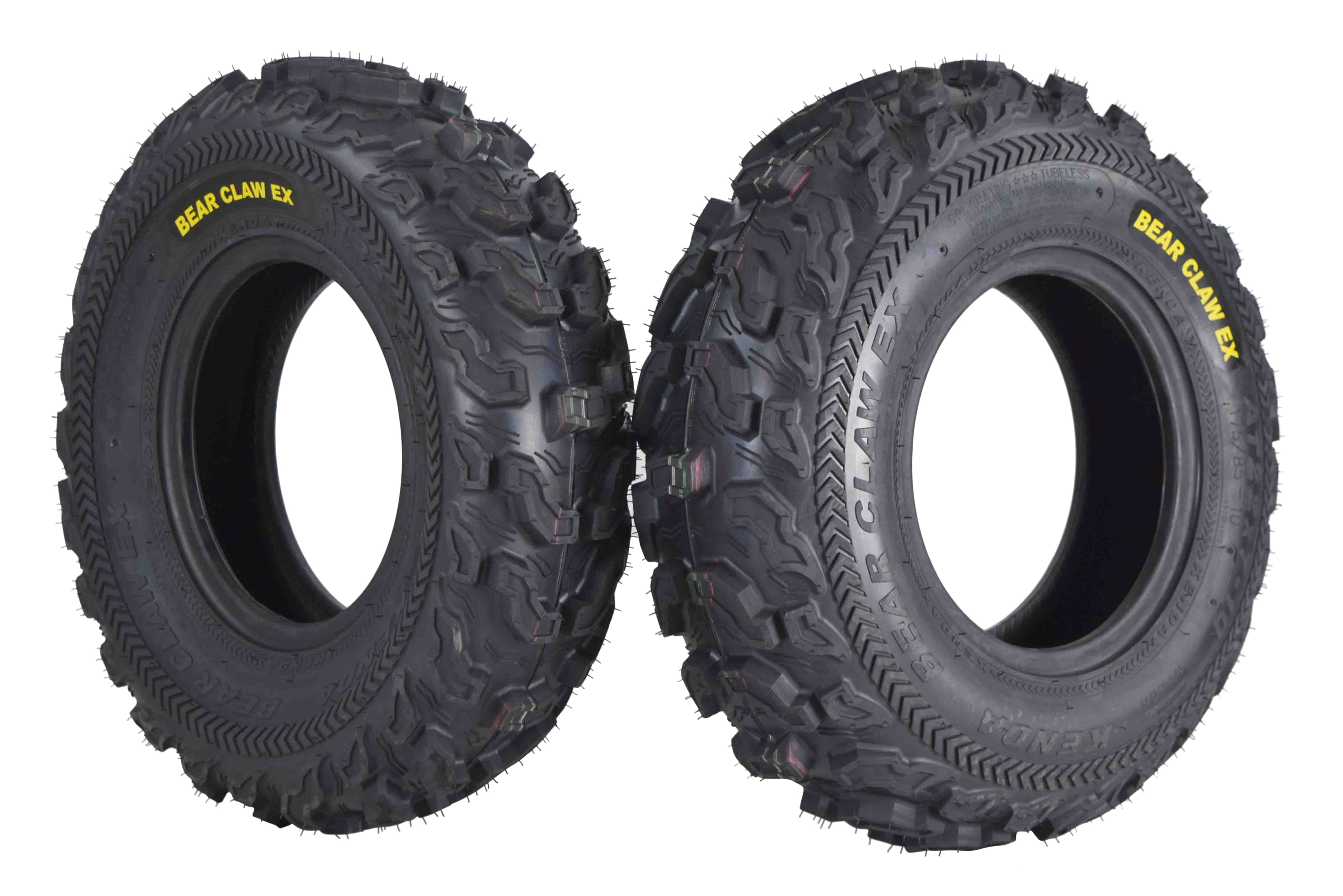 Kenda Bear Claw EX K573 22x7-10 Front 6 PLY ATV Tires Bearclaw 22x7x10 (2  Pack)