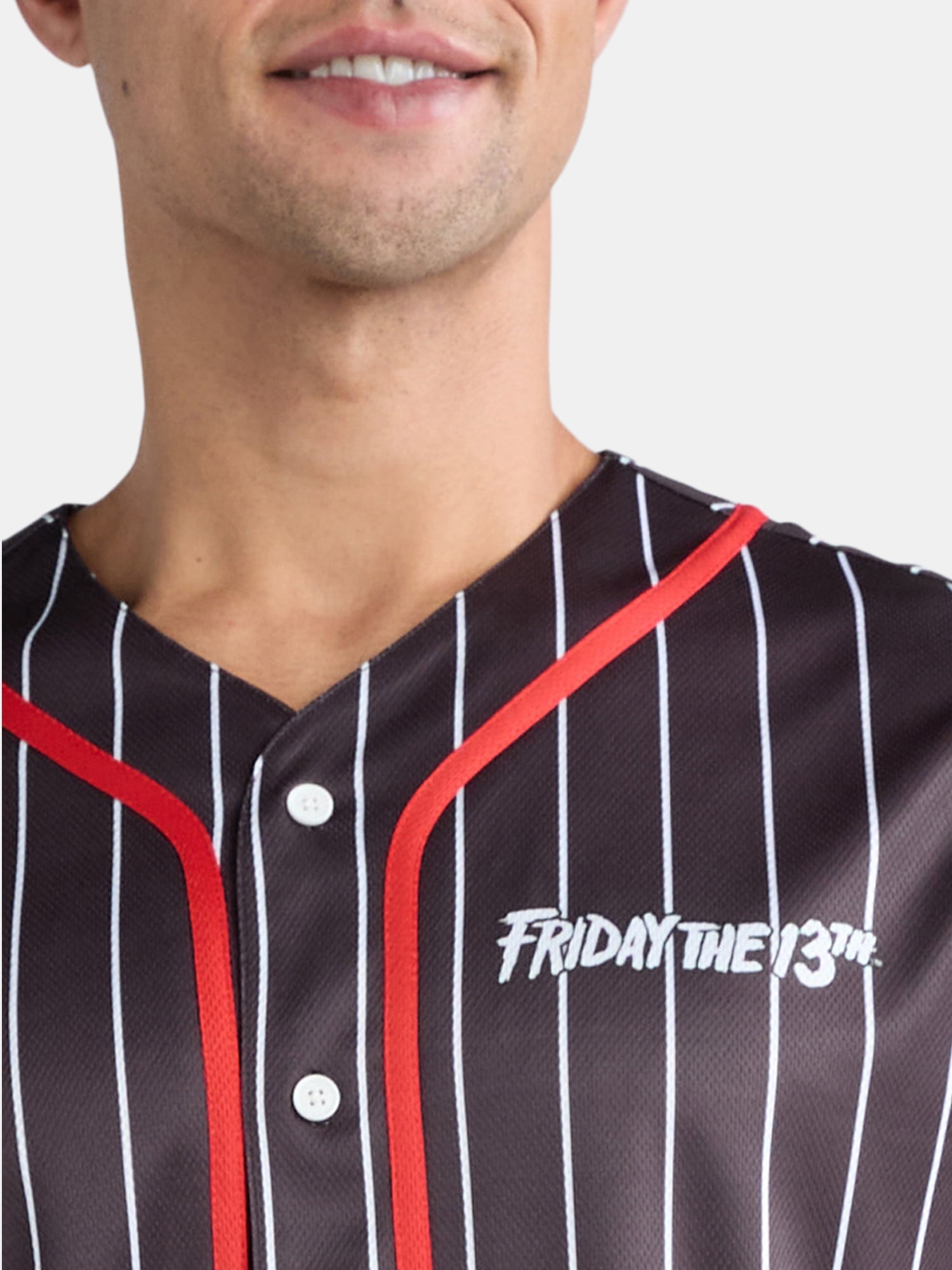 Friday the 13th Men's and Big Men's Graphic Baseball Jersey, Sizes XS-3XL