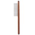 thumbnail image 2 of Xihbxyly Peine para La Caída Del Pelo, Diseño de Mango de Madera Antiestático, Depilación Eficaz para Mascotas, Dientes Dobles para Pelo Largo y Corto, Suave con El Pelaje, Cuidado Canino, Tamaño 19,, 2 of 7