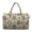 Highland Cow, variant on Garronmavis Galaxy Print Large Quilted Duffle Bag for Women, Weekender Overnight Bag Travel Tote Carry On Gym Dance Bag with Zipper Pockets