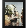 thumbnail image 2 of Unknown 20x24 Black Modern Framed Museum Art Print Titled - venetian Gondola, 2 of 5
