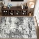 thumbnail image 5 of Alfombra Tosuoka, lavable, 160 x 230 cm, negra, para sala de estar, 5 of 9