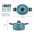 thumbnail image 4 of Pasta Bialetti Taste of Italy, antiadherente, 5.5 L, con colador, 4 of 8