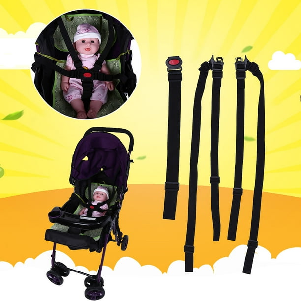 Acheter Bébé universel 5 points harnais chaise haute ceinture de sécurité  ceintures de sécurité pour poussette landau Buggy enfants enfant poussette