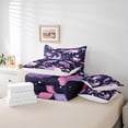 thumbnail image 4 of YST Pink Axolotl 7-Piece Cartoon Marine Animal Bedding Set, Queen, Ocean Theme, 4 of 4