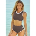 thumbnail image 3 of Contrast Trim Two-Piece Swimsuit, 3 of 3