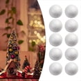 thumbnail image 2 of MYG Party 10pcs Solid Foam Ball Polystyrene Balls Round Tree White 50mm-100mm, 2 of 10