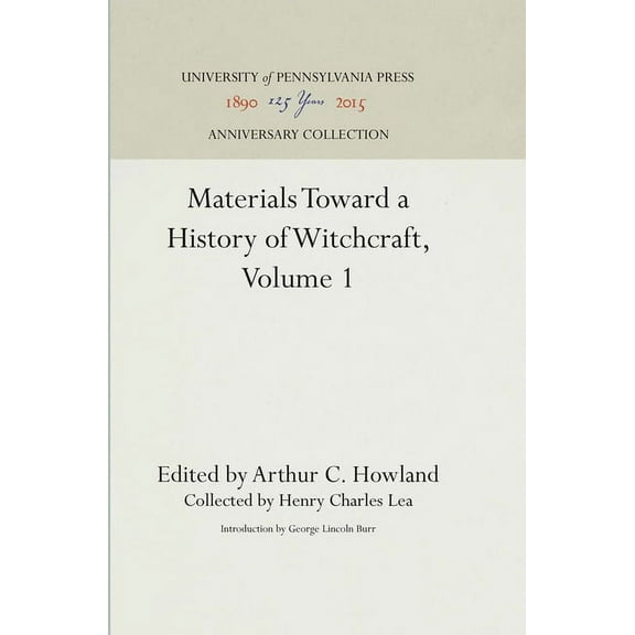 Anniversary Collection Materials Toward a History of Witchcraft, Volume 1, (Hardcover)