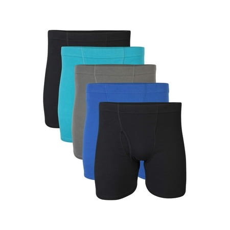 Gildan - Gildan Men's Assorted Covered Waistband Boxer Brief Underwear ...