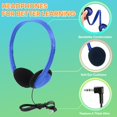 thumbnail image 3 of Auriculares infantiles Wensdo HY857, paquete de 12, con cable y multicolor, 3 of 6
