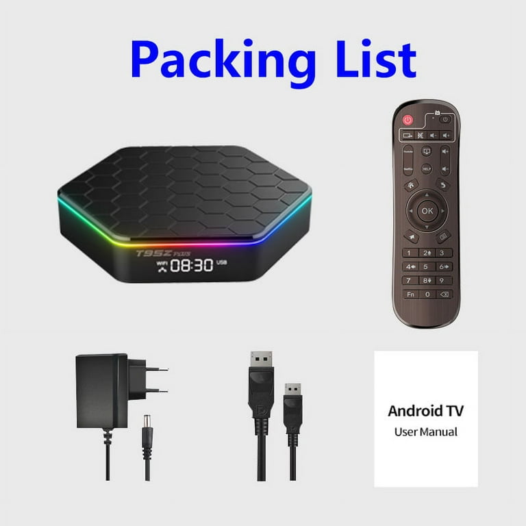 T95z Plus 6K HDR Android 12.0 TV Box - 4GB/64GB