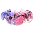 thumbnail image 5 of GlassOfVenice Murano Glass Sommerso Centerpiece Bowl - Rose and Blue, 5 of 9
