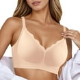 thumbnail image 1 of Brasier Mujer Sujetador Push up sin Costuras para Mujer, con Soporte Lateral, Cómodo, Suave, sin Relleno, con Aros, para Uso Diario Mediana, 1 of 4