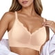 thumbnail image 1 of Brasier Sujetador Push up sin Costuras para Mujer, con Soporte Lateral, Cómodo, Suave, sin Relleno, con Aros, para Uso Diario Grande, 1 of 4