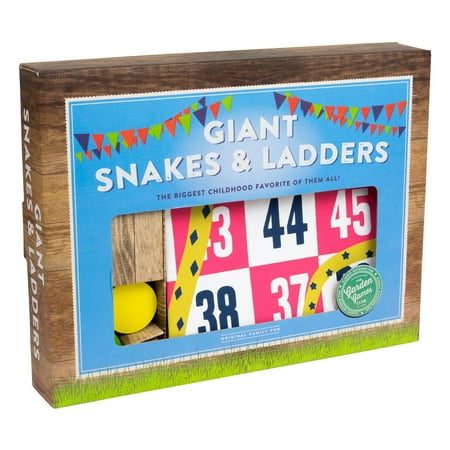 Giant Snakes & Ladders Game Indoor Outdoor Backyard Professor
