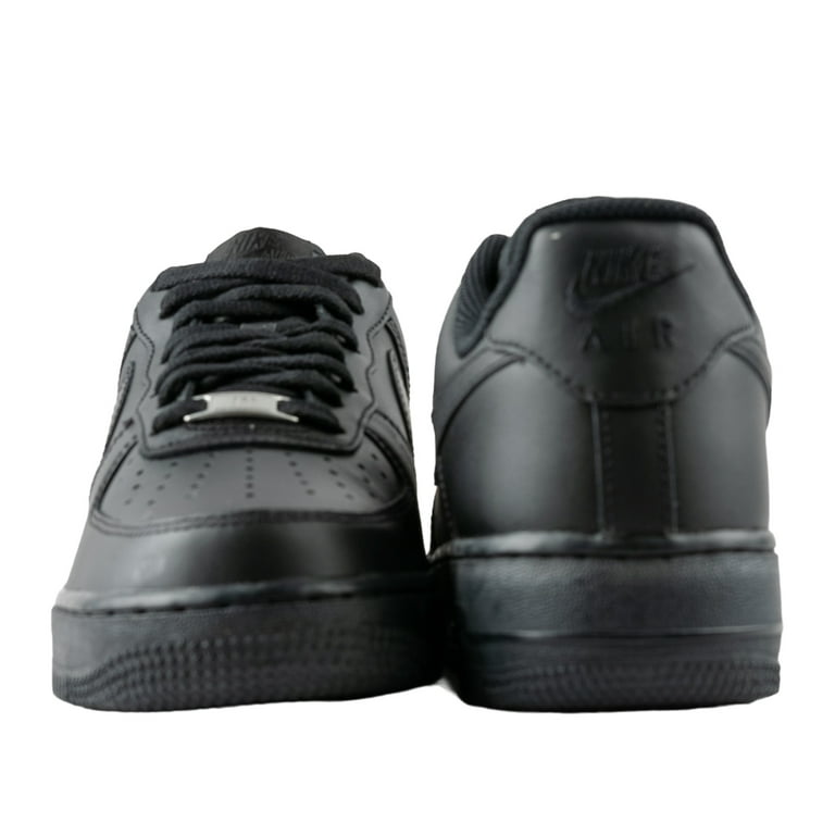 Nike Air Force 1 '07 Retro Men's Black Leather Basketball Nike Air Force 1 '07 Retro Men's Black Leather Basketball