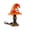 A, variant on Spooky themed resin wizard hat lamp with stained glass pattern, USB powered mini light for home Halloween decor.