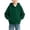 Green#1, variant on Fesfesfes Kids Unisex Lightweight Zip-Up Hoodie Full Zip Long Sleeve Casual Sweatshirt with Pockets Smooth Fabric Jacket for Boys Girls School Daily Wear Ages 5-16 Years