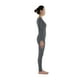 thumbnail image 2 of Maillot de Manga Traje de Danza Ropa para Gimnasia de Spandex Adulto Unitard 5 s Gris METRO Baoblaze Body de Spandex, 2 of 5