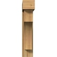 thumbnail image 2 of Ekena Millwork 8"W x 36"D x 40"H Westlake Block Rough Sawn Bracket w/ Offset Brace, Western Red Cedar, 2 of 25