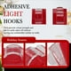 thumbnail image 5 of para Clips de Luces Cadena Exteriores, Paquete 30 Clips, Gancho Luz Transparente con Respaldos Adhesivos Impermeables, 5 of 5