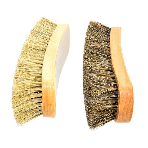 8" Large Professional Shoe Shine, Buff Brushes. For Boots, Shoes