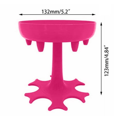 

Glass Liquor Dispenser Holder 6 Shots Wine Whiskey Cocktail Drinking Dispenser Home Party Bar Shot Dispenser Barware