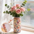 thumbnail image 4 of Shelf Decorations for Living Room, Living Room Shelf Decor, Floral Pattern Puzzle Vase Tabletop Decoration, Durable Decorative Accent for Eclectic Home Decor, Minimalist Shelf, 4 of 6