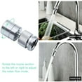 thumbnail image 3 of WHEANG 360 Swivel Faucet Brass 2 Adjustable Kitchen Faucet Filter Bubbler With Nozzle Adapter For Faucets With M22 External Thread Nozzle Or Internal Thread, 3 of 7
