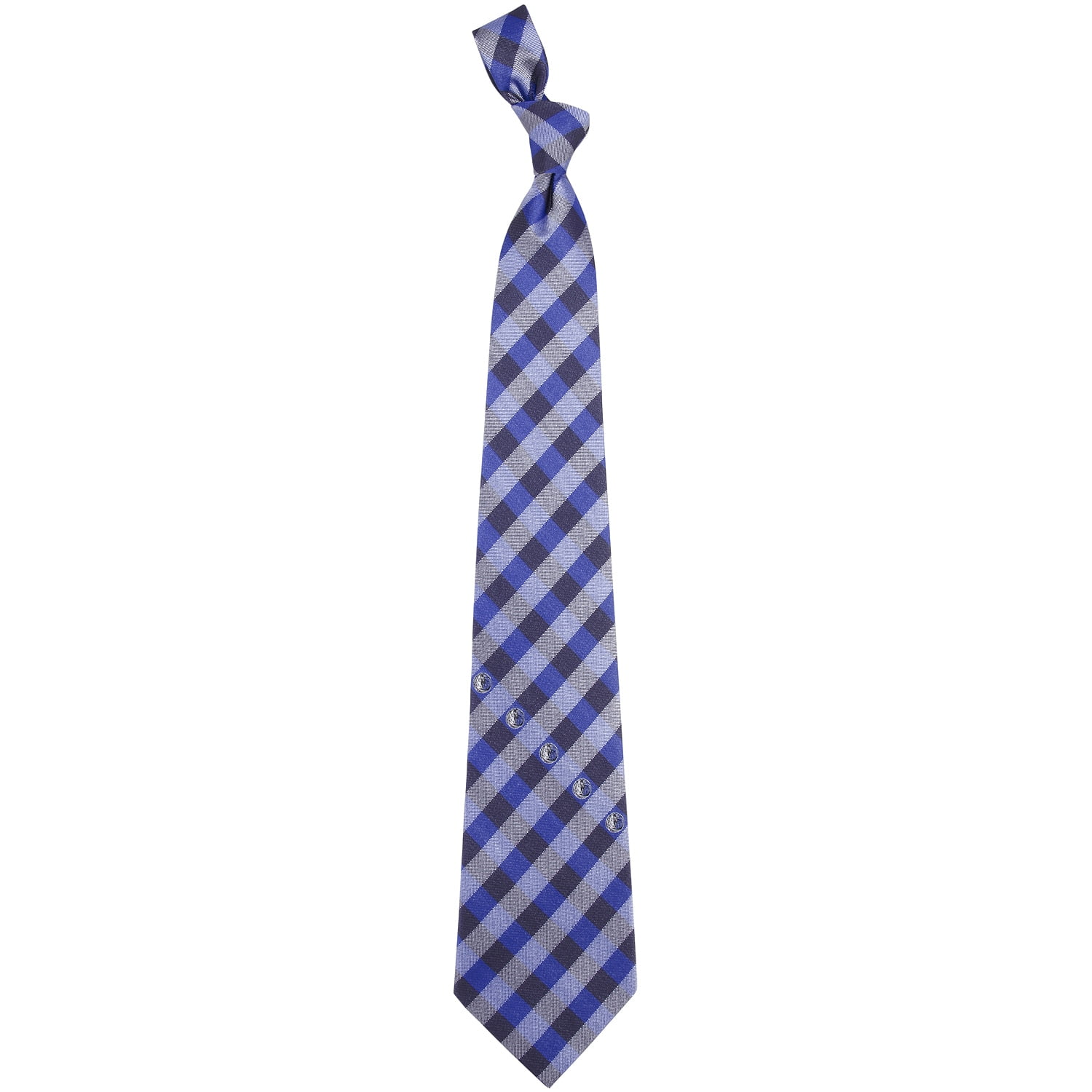 Dallas Mavericks Check Poly Necktie