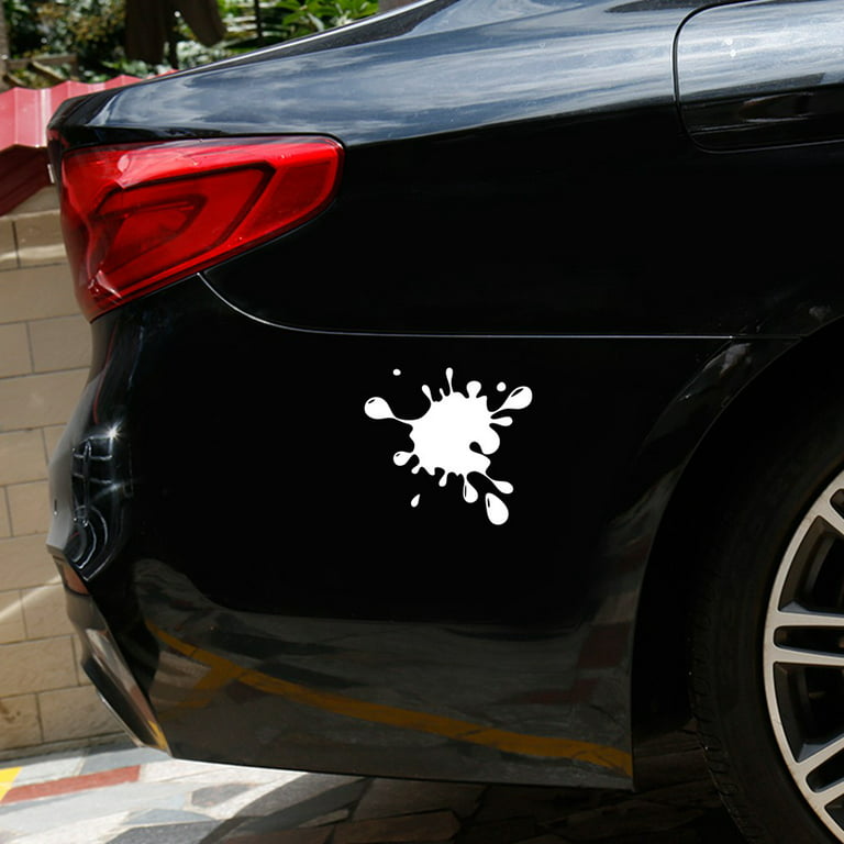 4pcs Funny Car Sticker Water droplets shape Vinyl Decal Car Auto