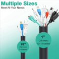 thumbnail image 5 of 3X Protector de Cables para Perros y Gatos de 10 Pies, para Cables para una Fácil Gestión de Cables, los Cables de las Mascotas Que Mastican 1/2 Pulgada, 5 of 5
