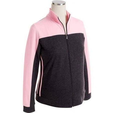 Maternity Color-Block Zip Jacket